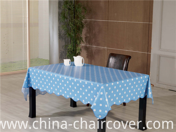 Vinyl Picnic Table Cover PVC Printed Transparent Tablecloth